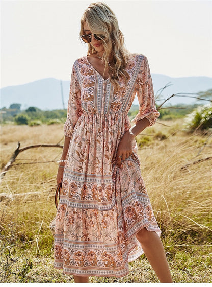 Sophie - Chic Bohemian Summer Dress for Women