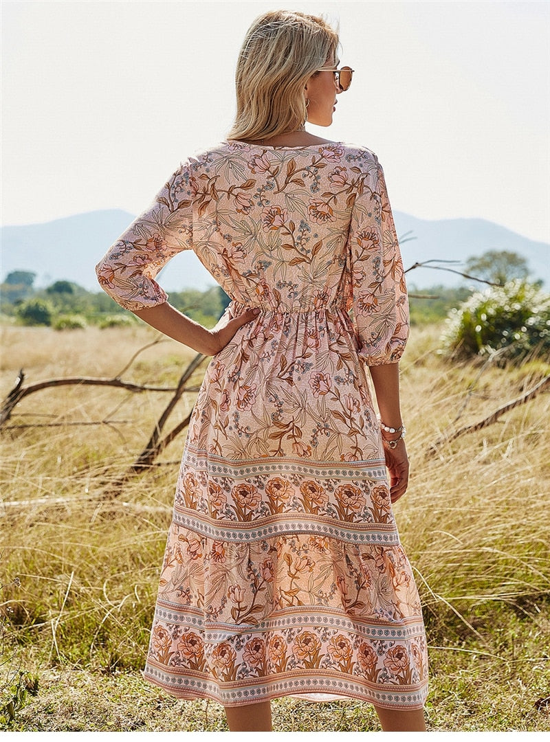 Sophie - Chic Bohemian Summer Dress for Women