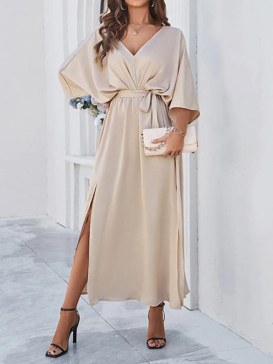 Charlotte - Chic V-Neck Spring Dress for Women